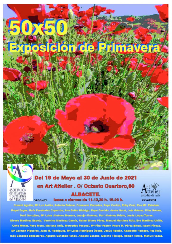 cartel de la exposicíón de Primavera